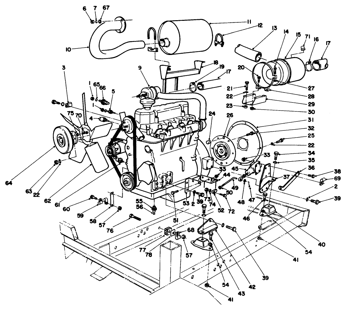 Engine Installation Assembly