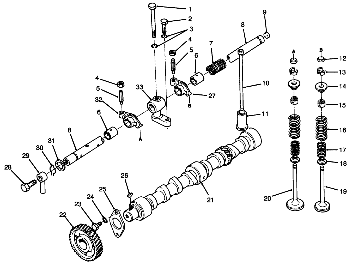 Valve & Camshaft Assembly