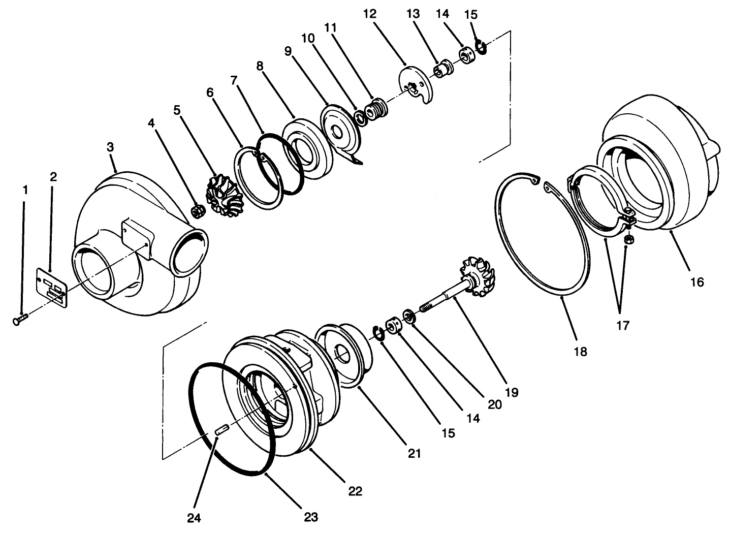 Turbocharger Assembly No. 70-6430