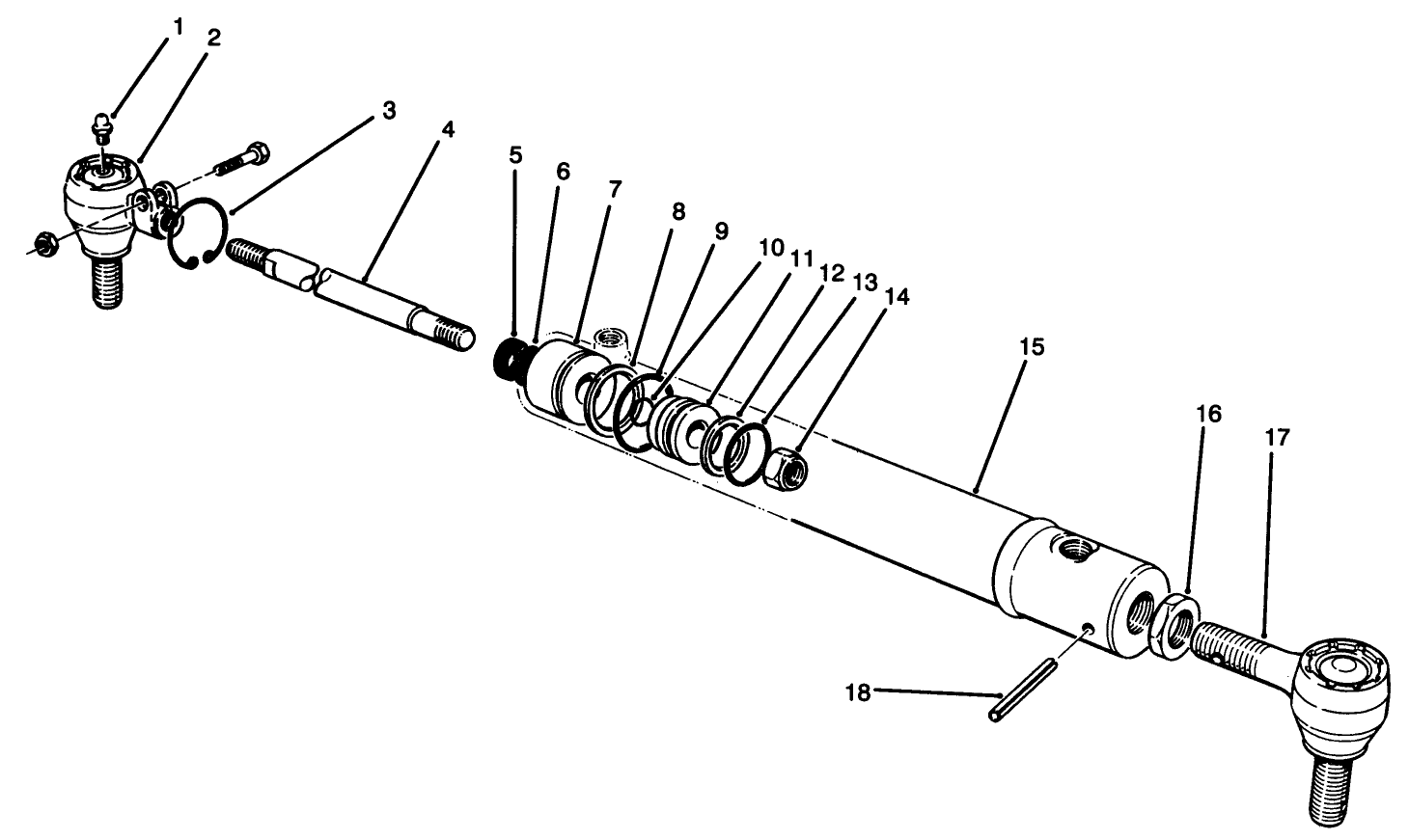 Hydraulic Cylinder Assembly No. 69-1960