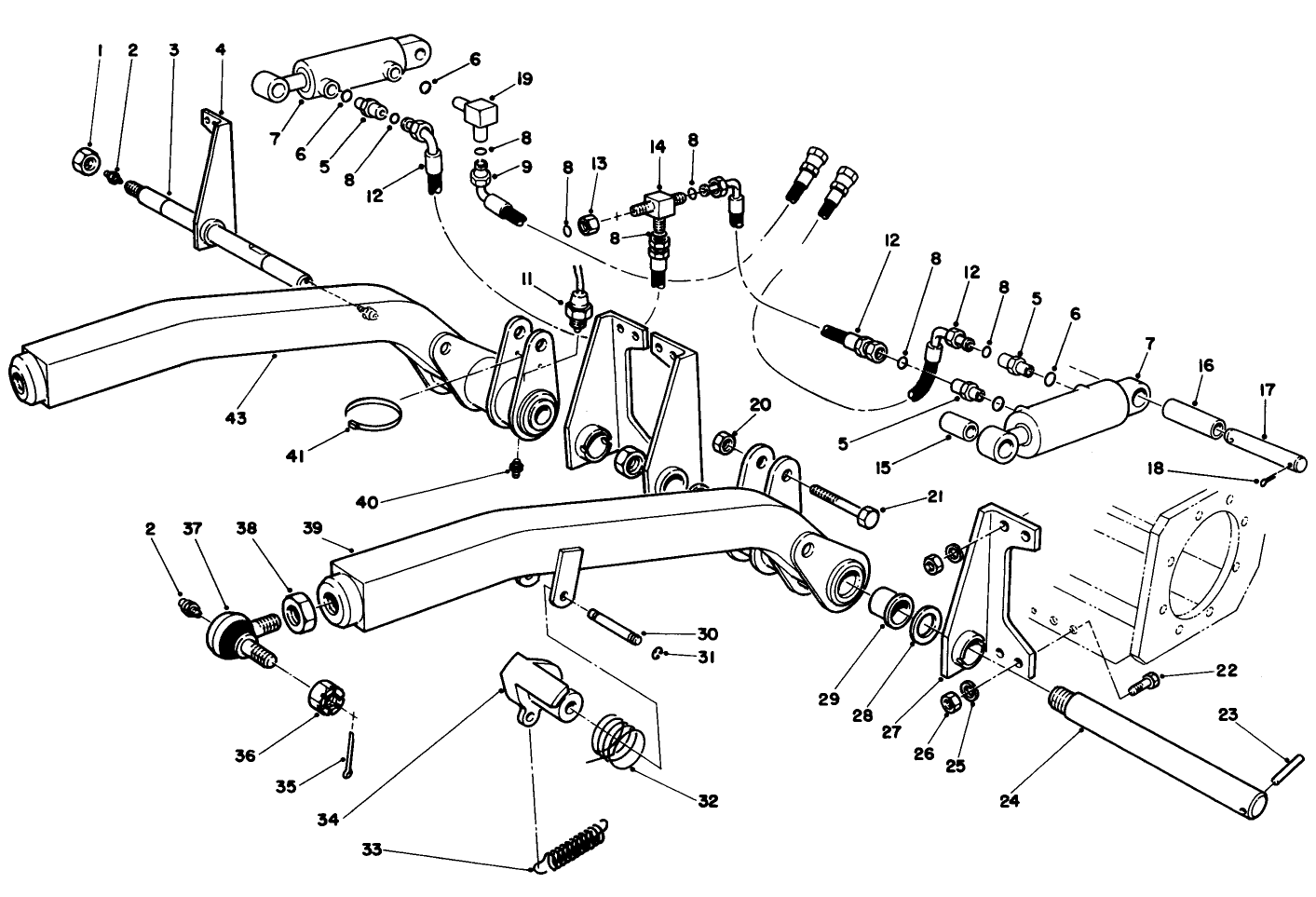 Front Lift Arm Assembly