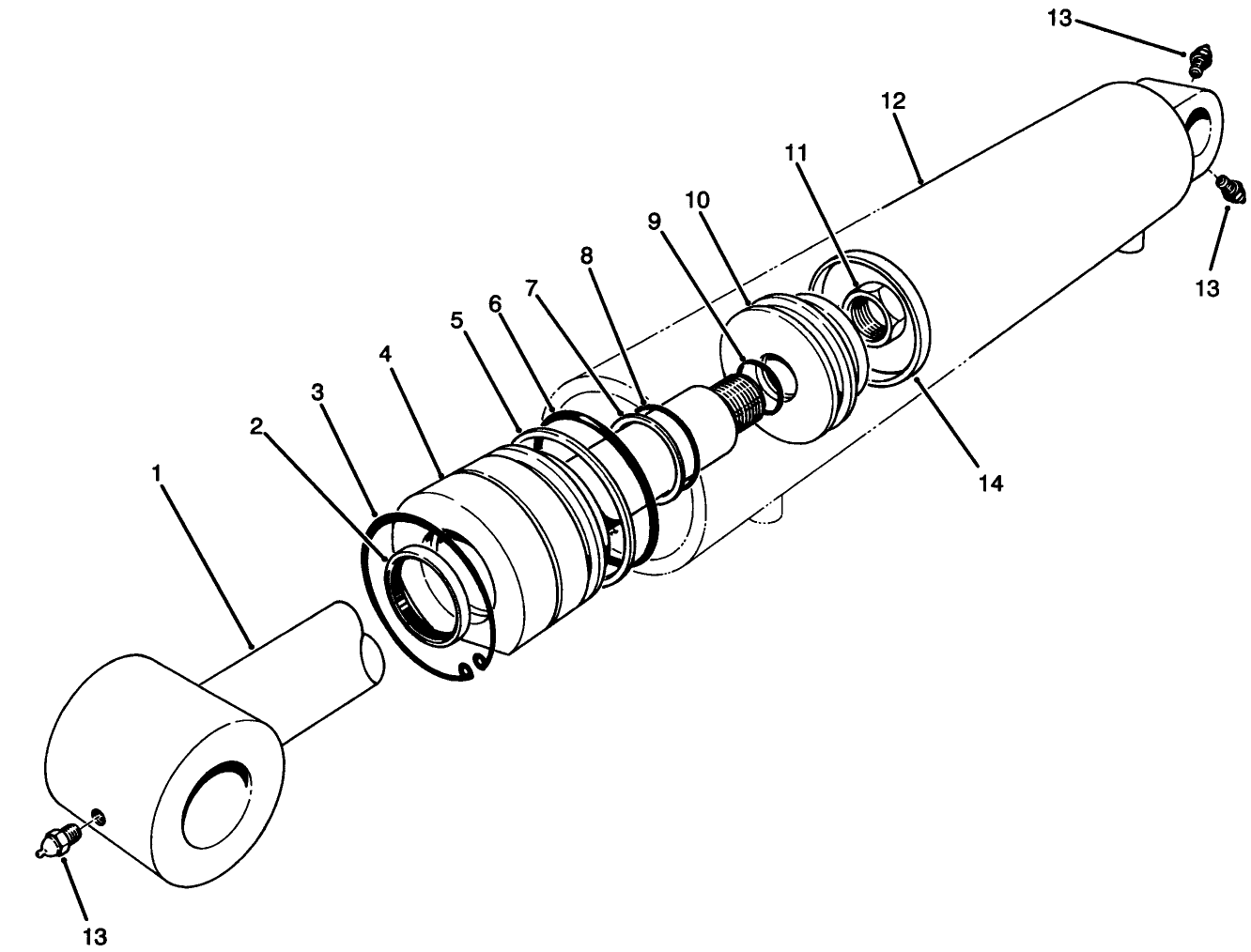 Hydraulic Cylinder Assembly No. 92-4971
