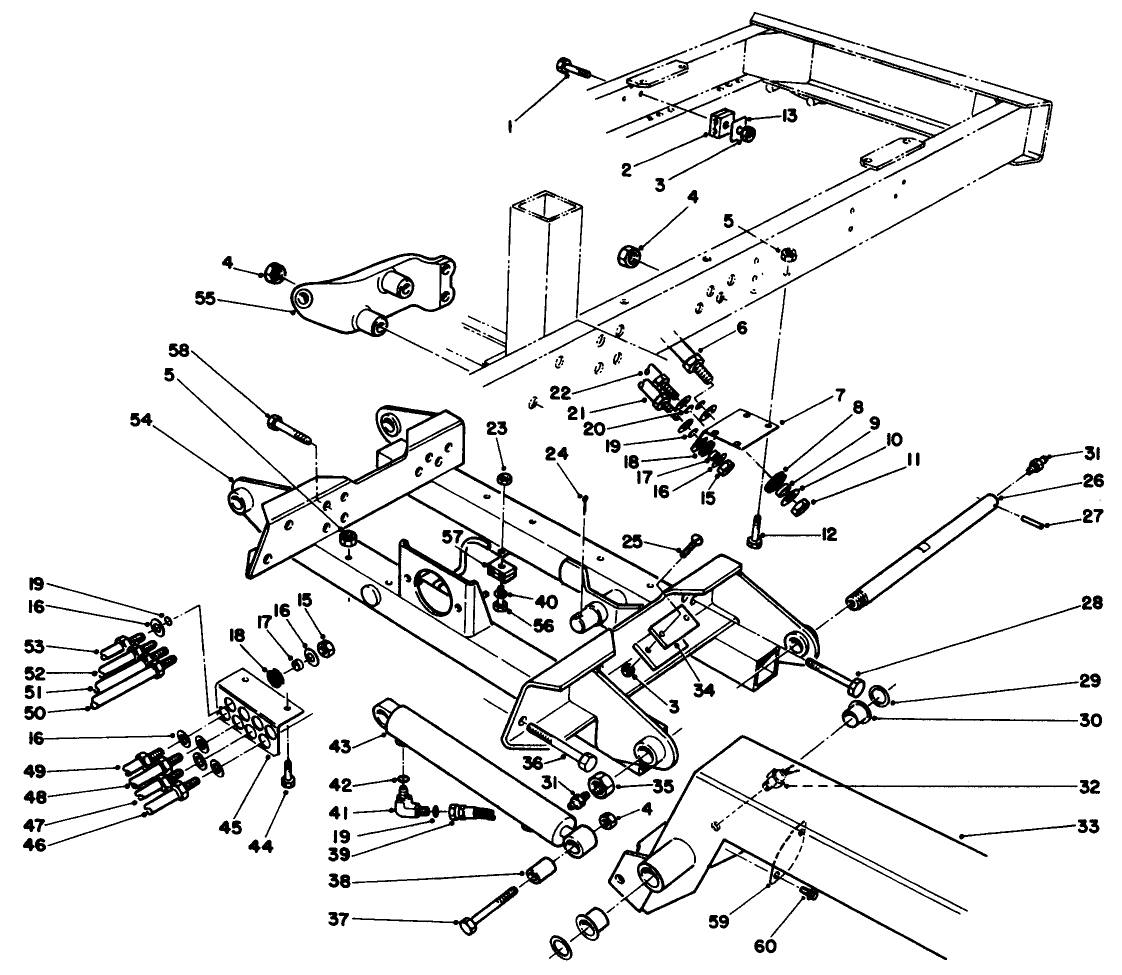 Wing Deck Lift Assembly