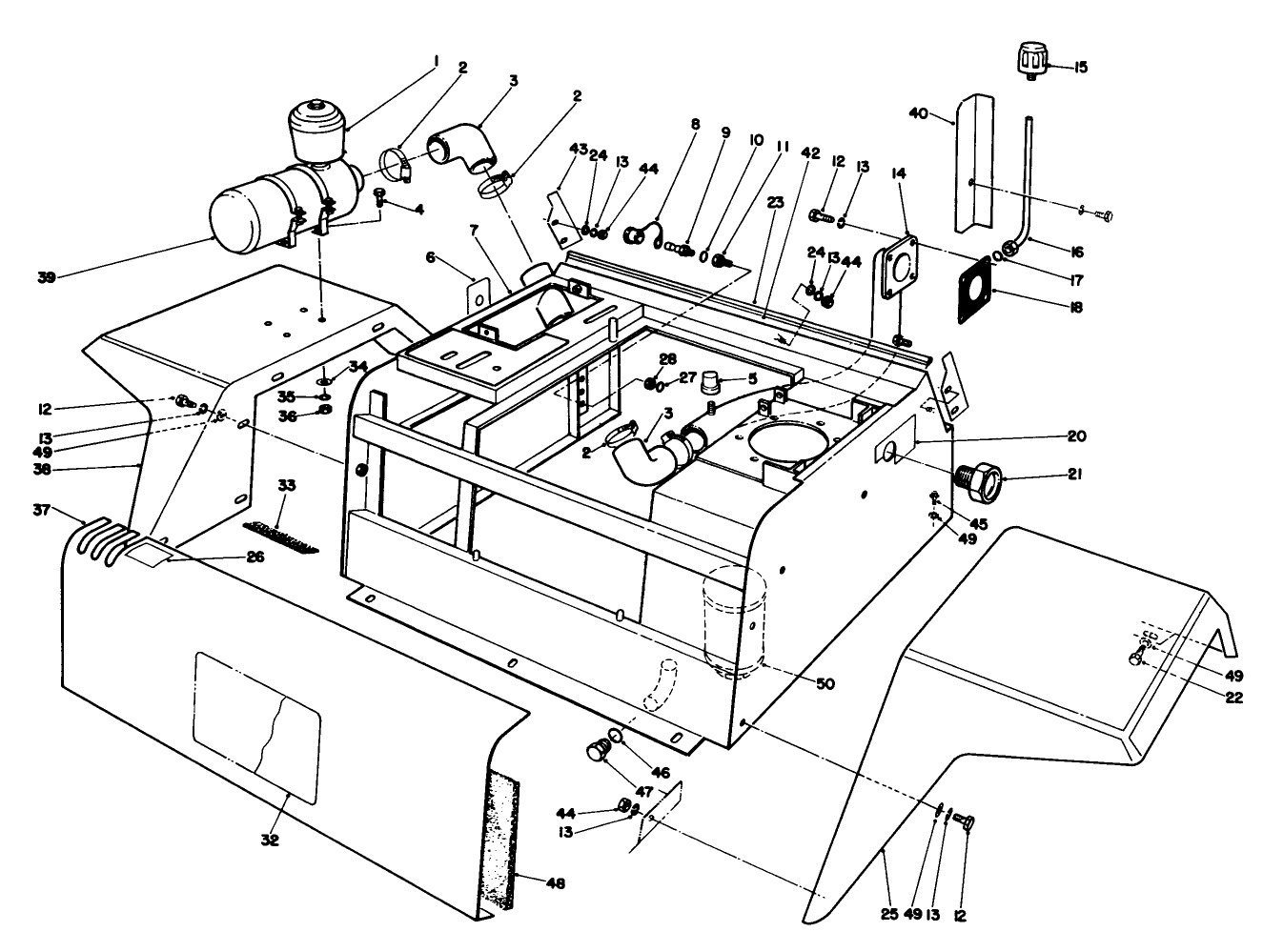 Fenders & Center Console Assembly