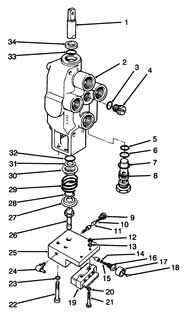 Reel Control Valve Assembly No. 63-4800