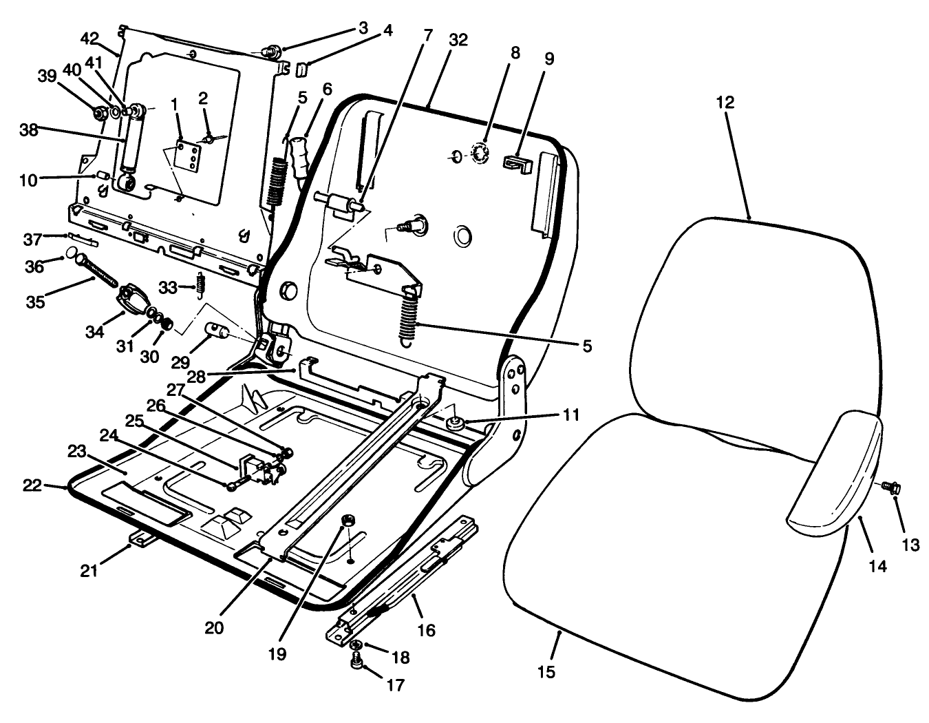 Suspension Seat Assembly