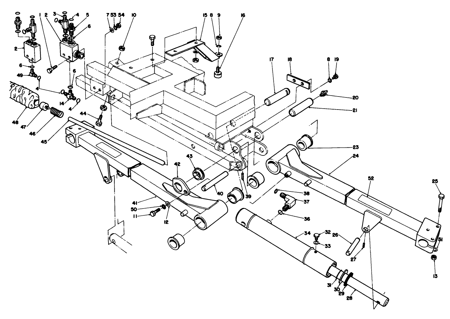 No. 1, 4 & 5 Lift Arms Assembly
