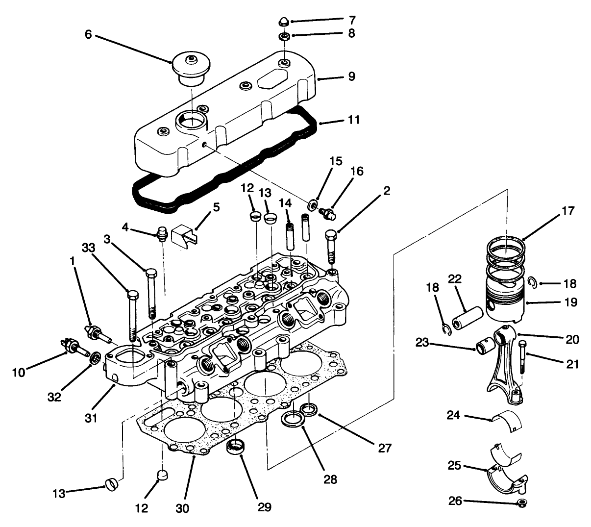 Cylinder Head & Piston Components