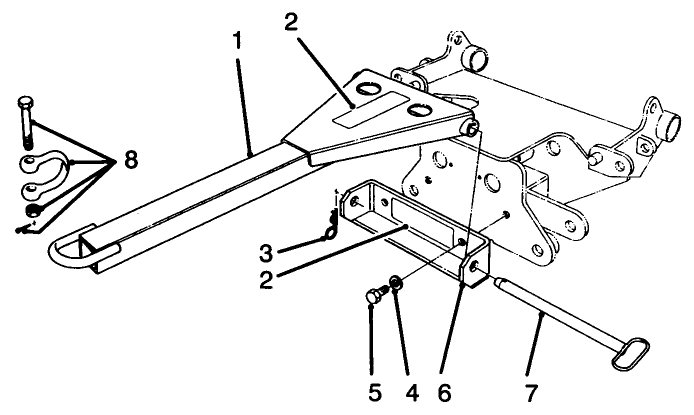 Tow Bar Assembly No. 58-7020