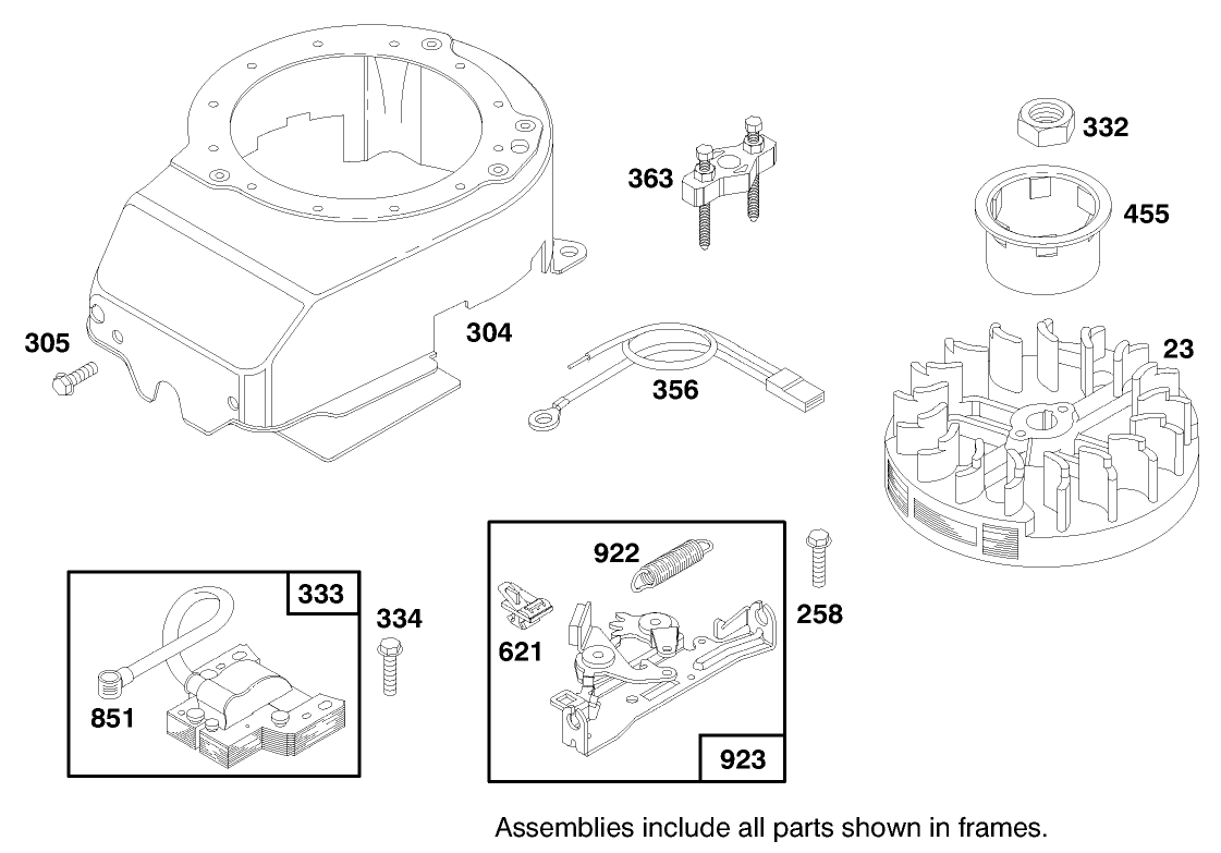 Engine Briggs & Stratton Model 124702-3115-01