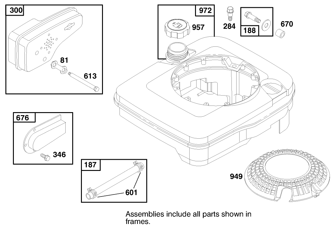 Engine Briggs & Stratton Model 124702-3115-01