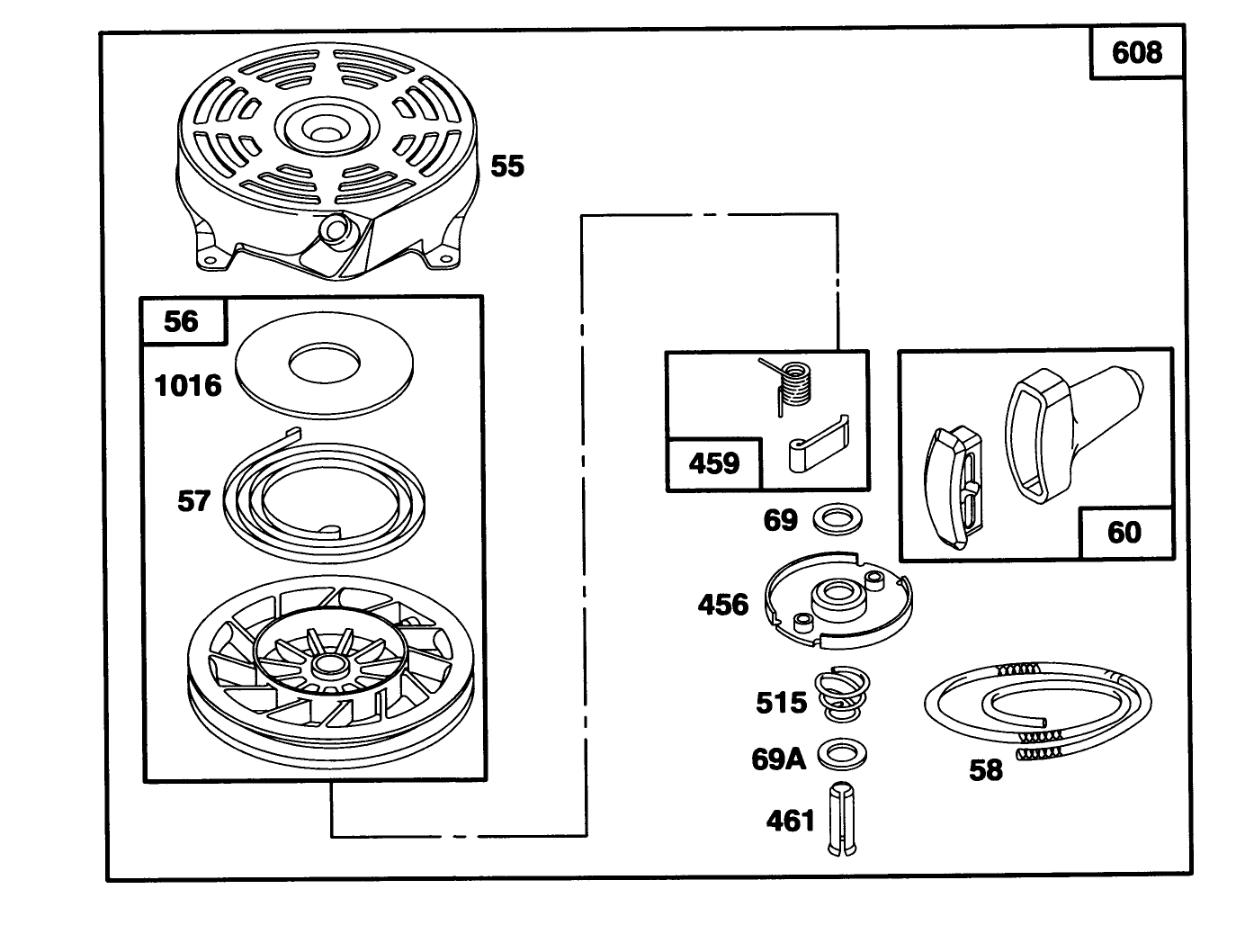 Engine Briggs & Stratton Model 124707-3185-01