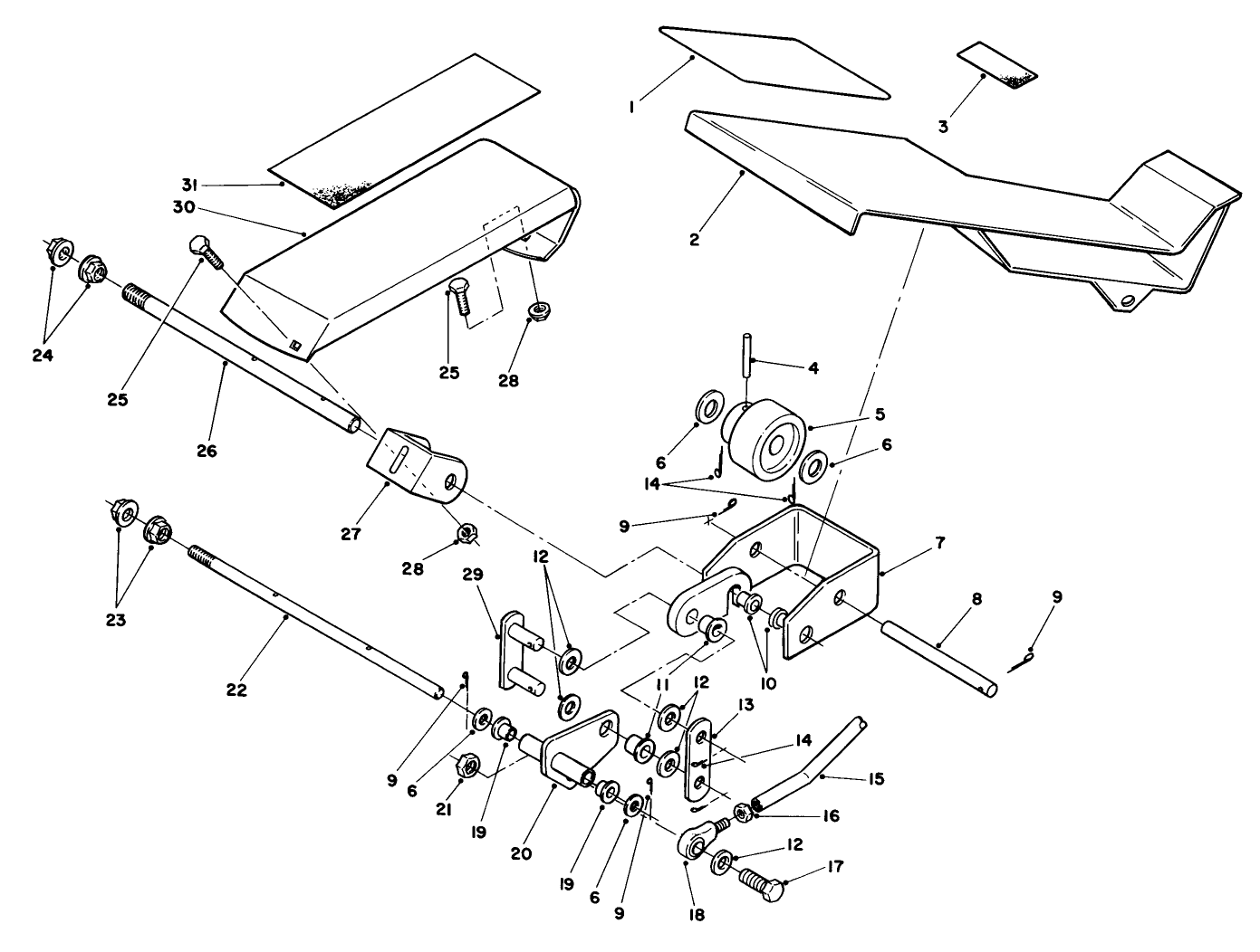 Traction Pedal Assembly