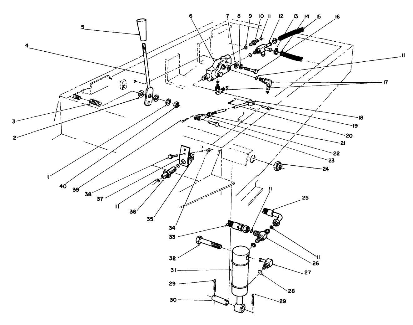 Hydraulic Lift System Assembly
