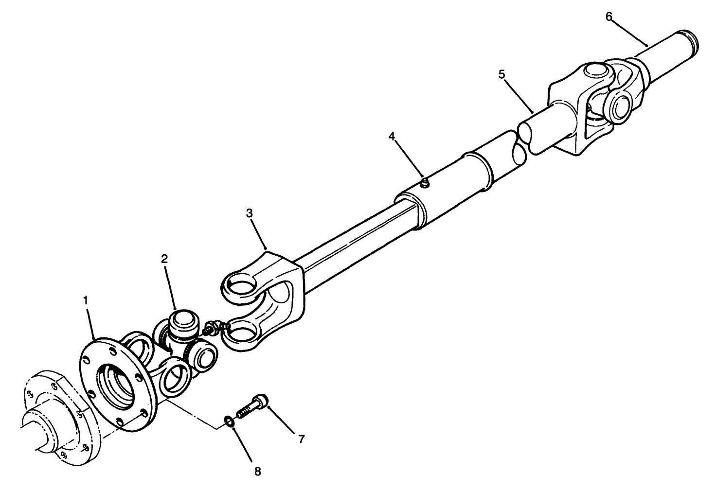 Drive Shaft Assembly No. 92-5084