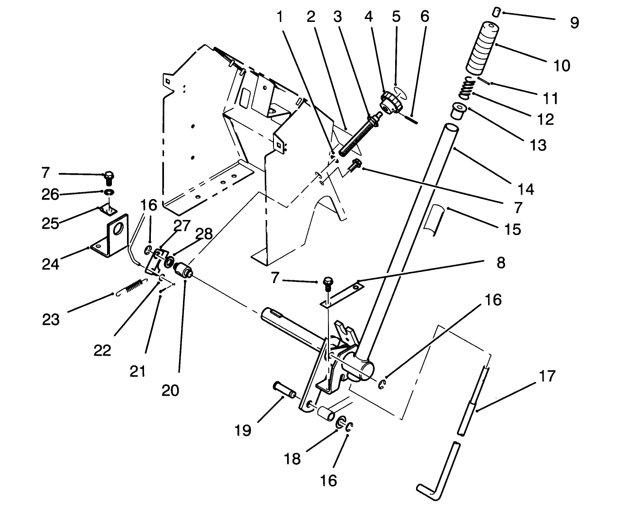 Lift Bar Linkage Assembly