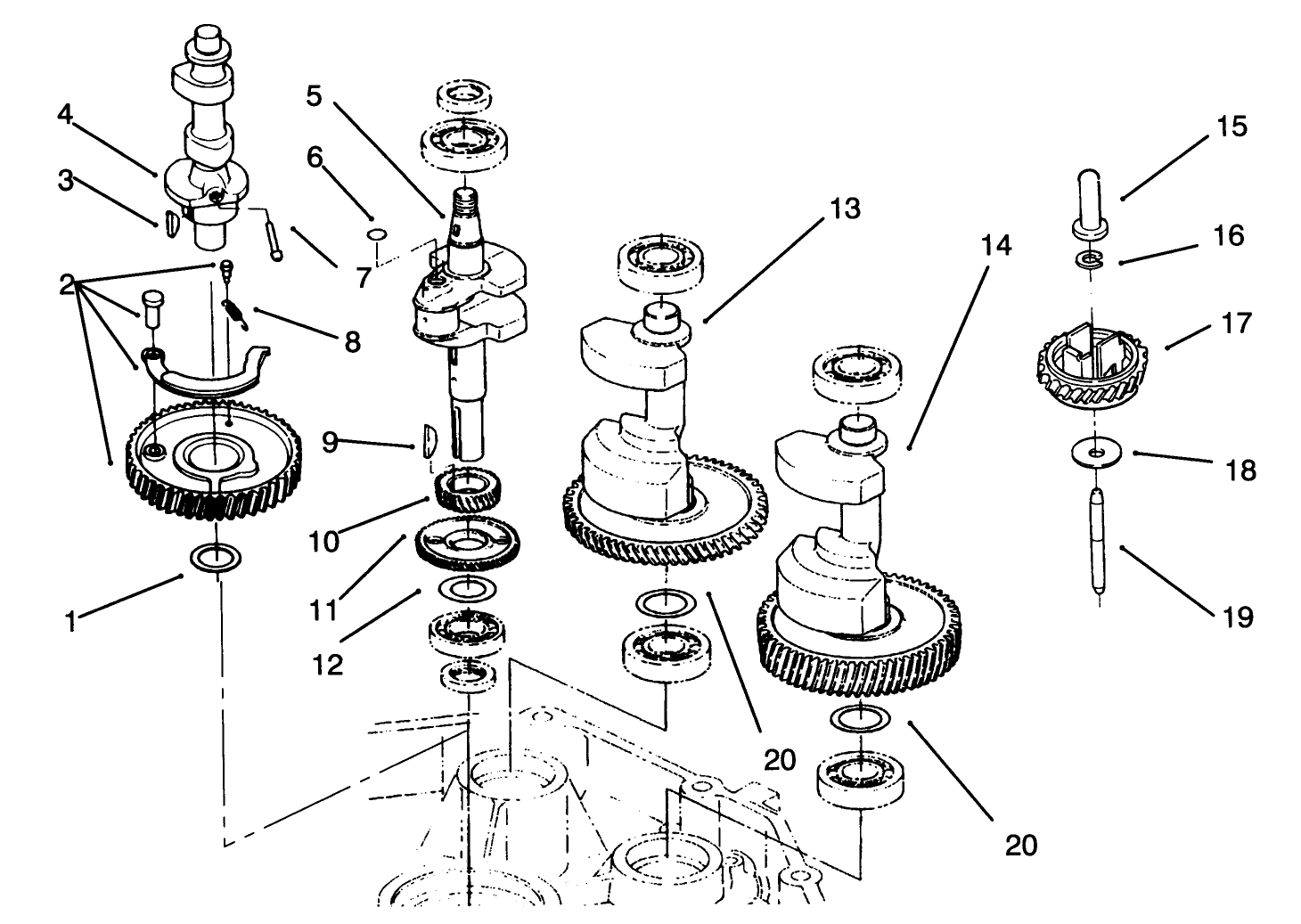 Crankshaft & Camshaft Assembly