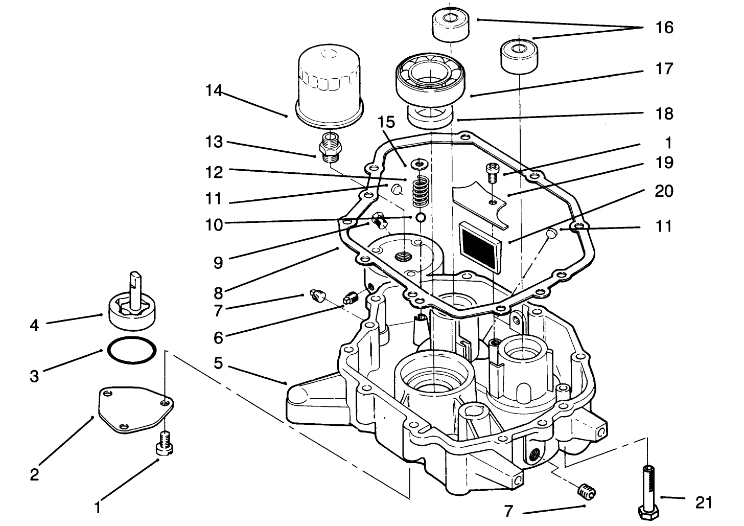Oil Base & Pump Assembly