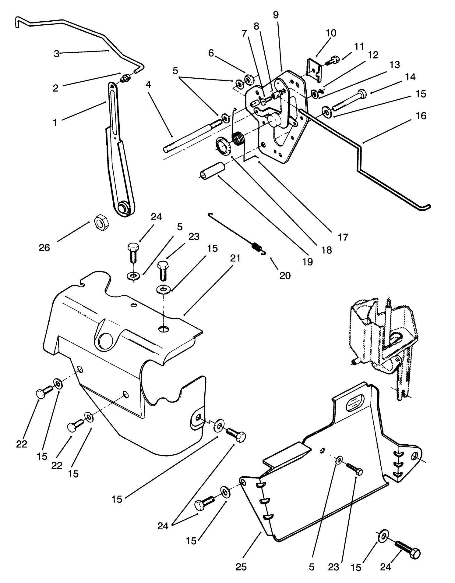 Governor Linkage & Cover Assembly