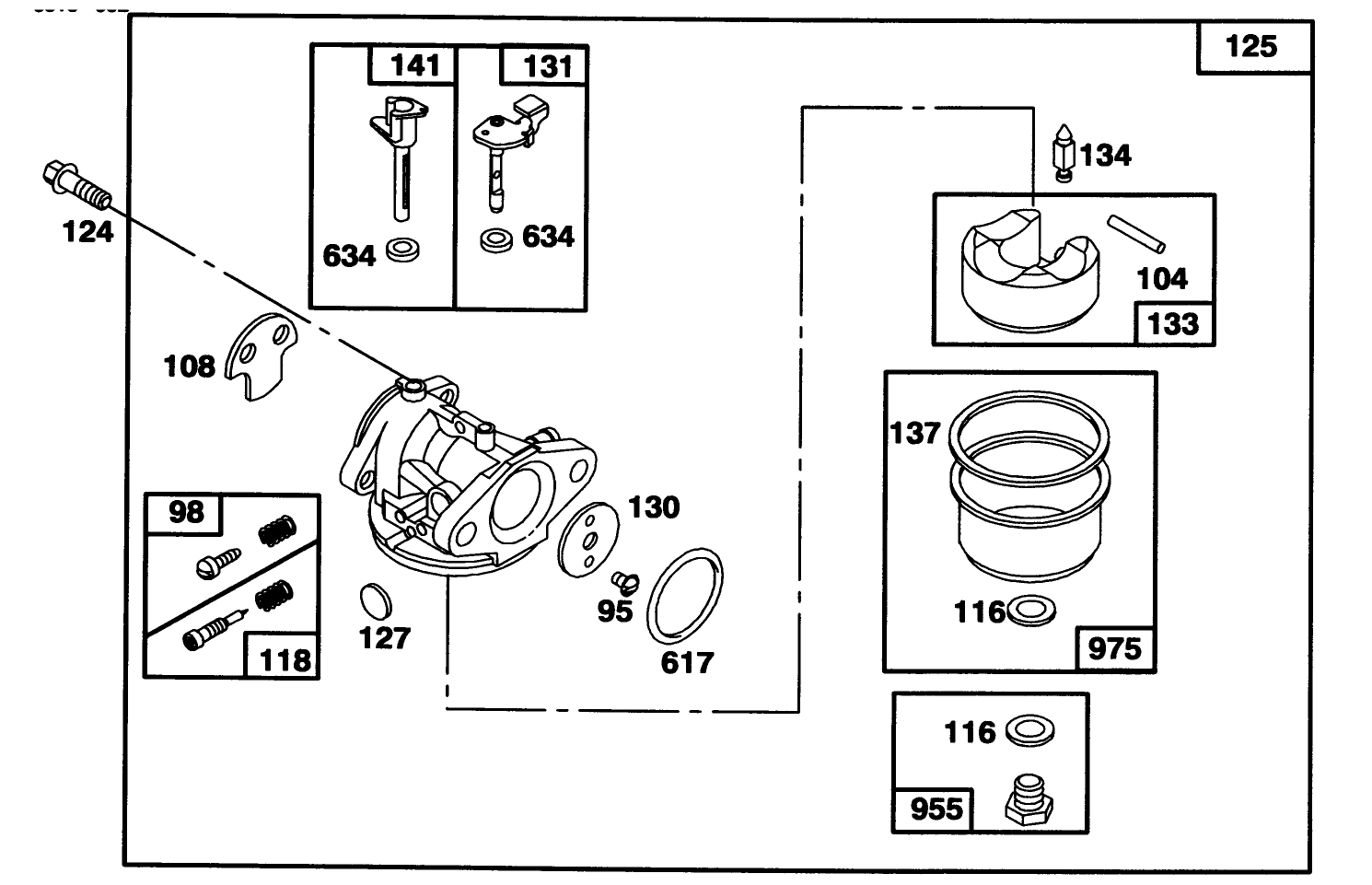 Engine Briggs & Stratton Model 122702-3171-01