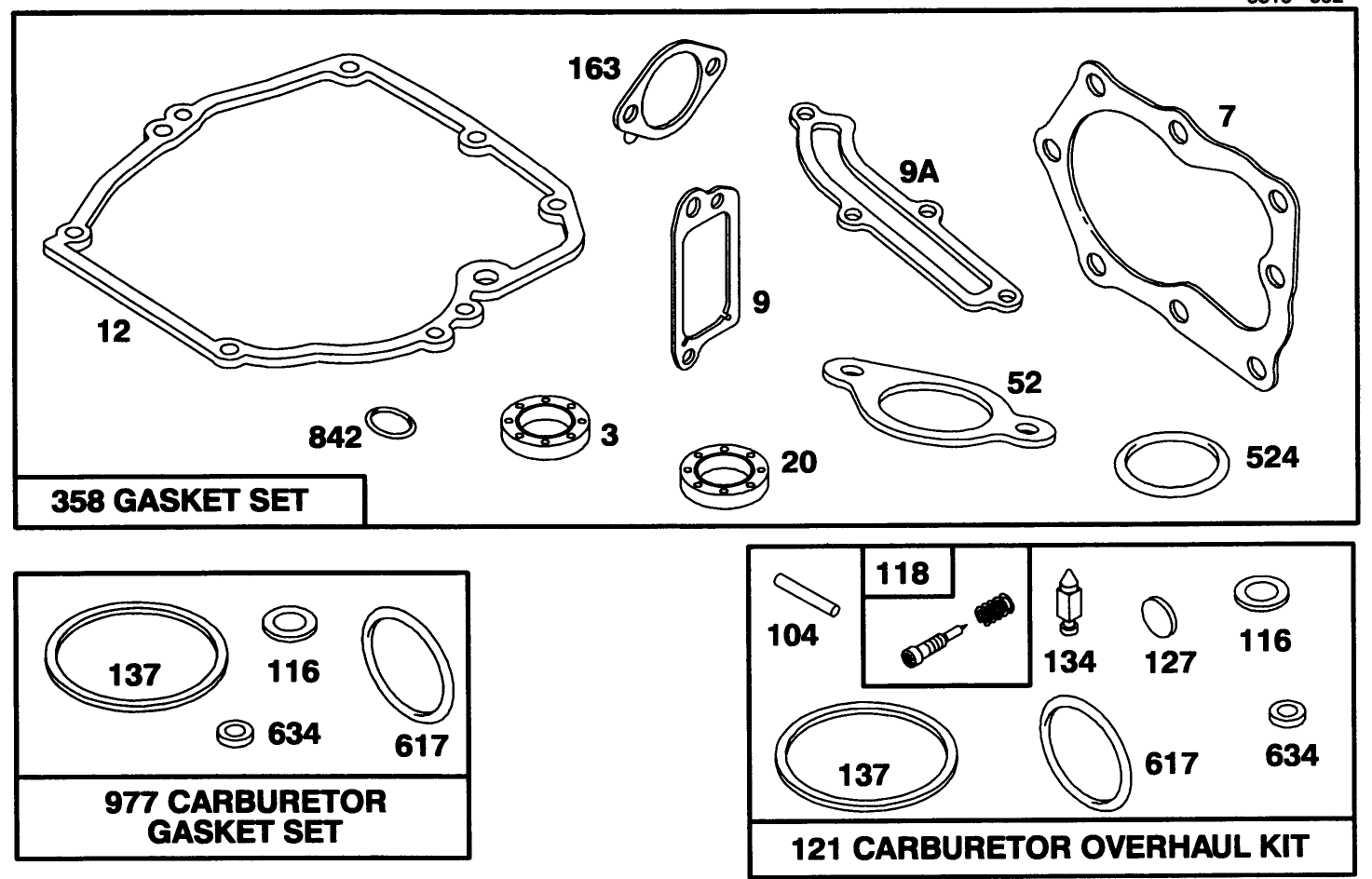 Engine Briggs & Stratton Model 122702-3171-01