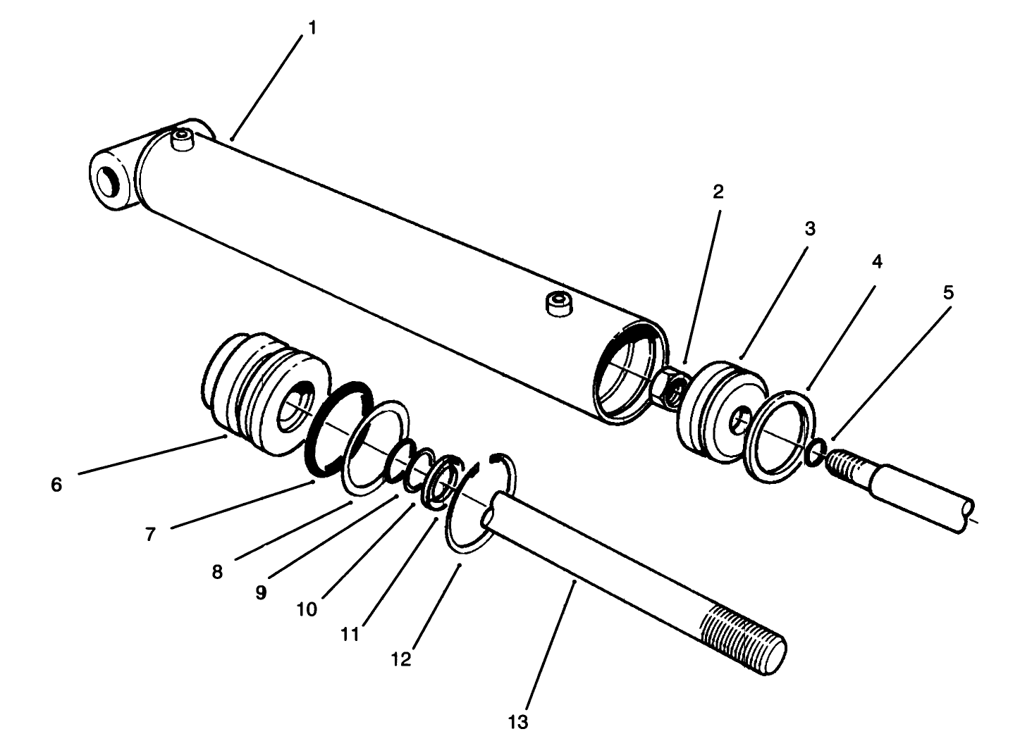 Hydraulic Lift Cylinder No. 54-0150