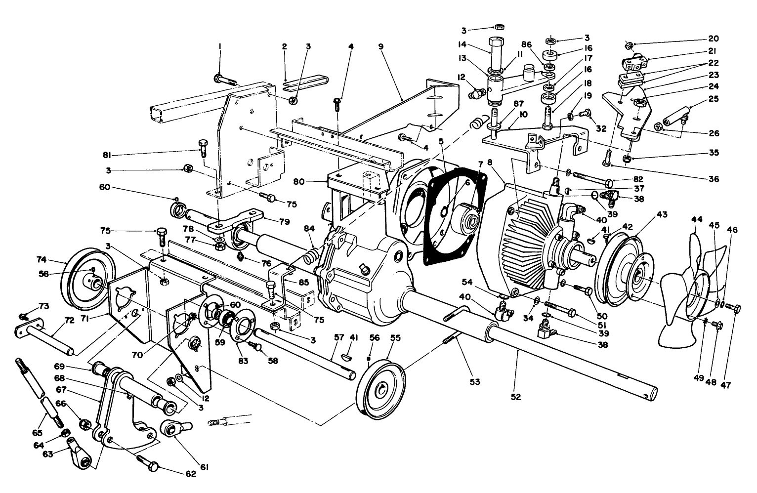 Transmission & Differential Assembly