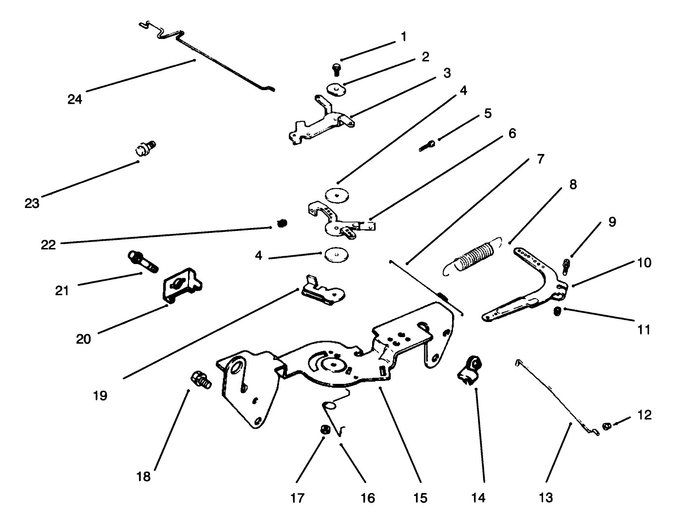 Throttle Linkage And Governor Controls