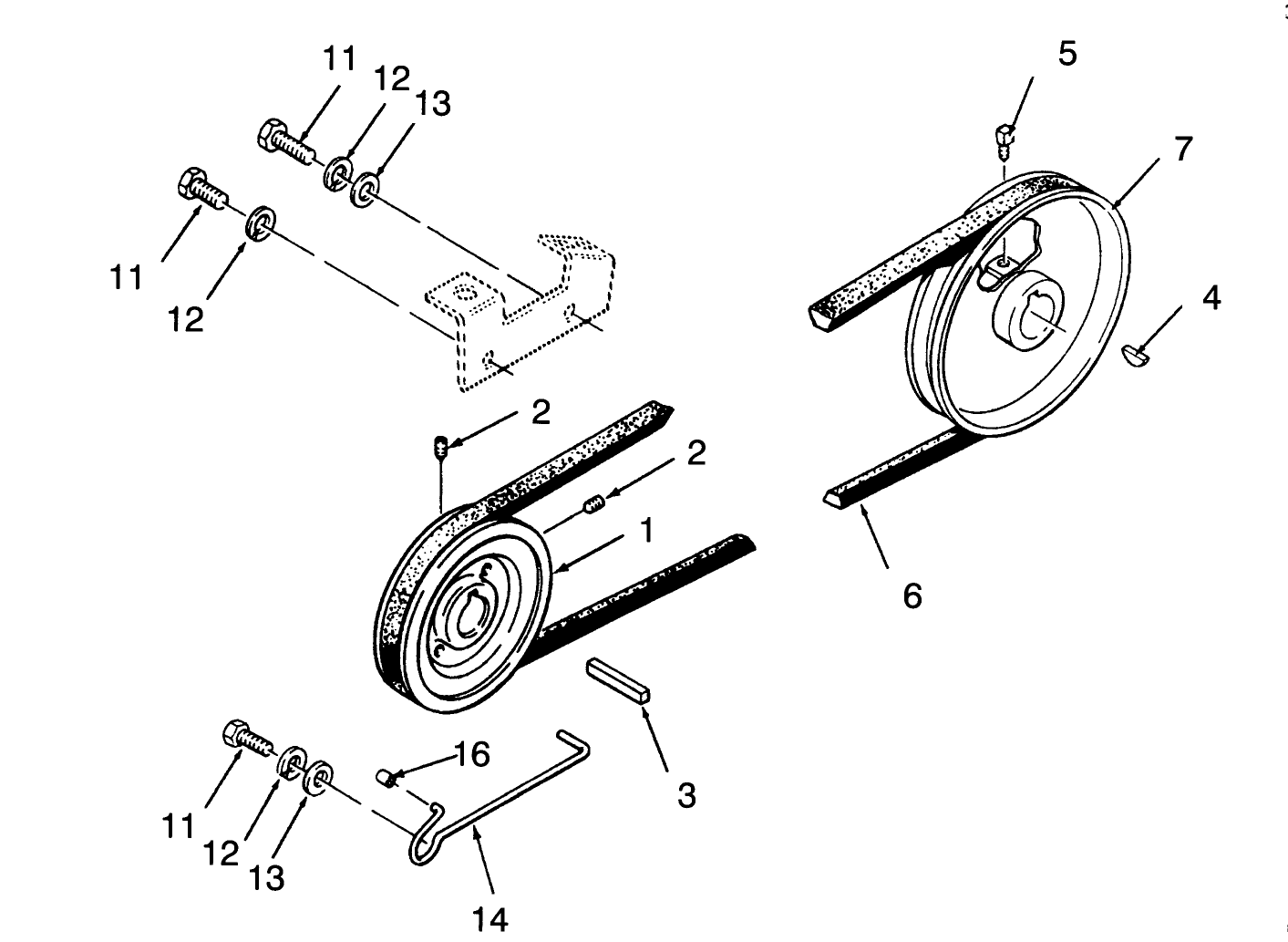 Drive Belt And Pulleys