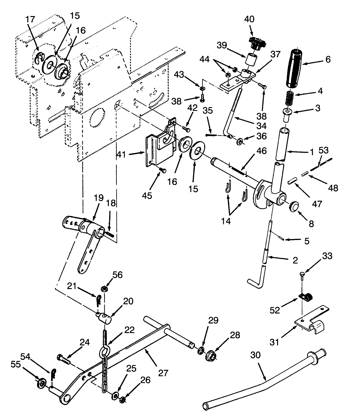 Manual Lift Linkage
