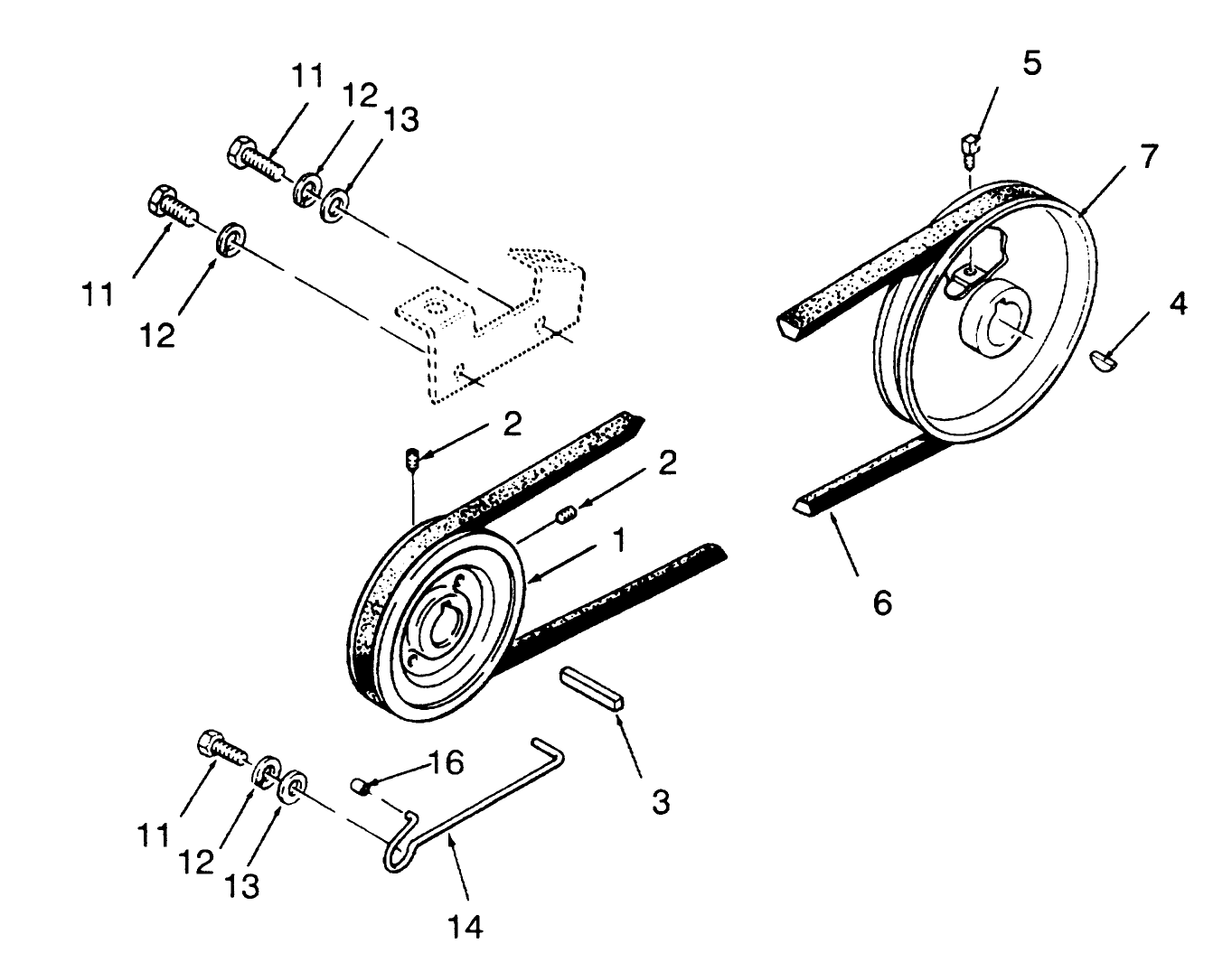 Drive Belt And Pulleys