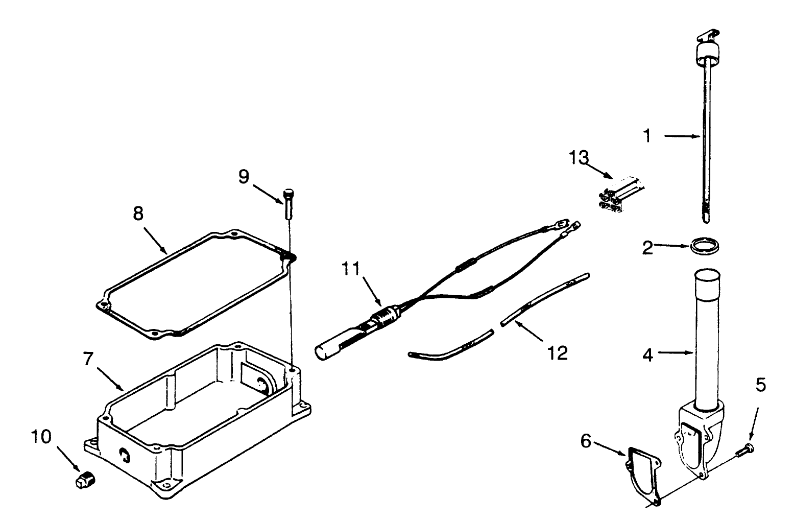 Oil Pan And Dipstick