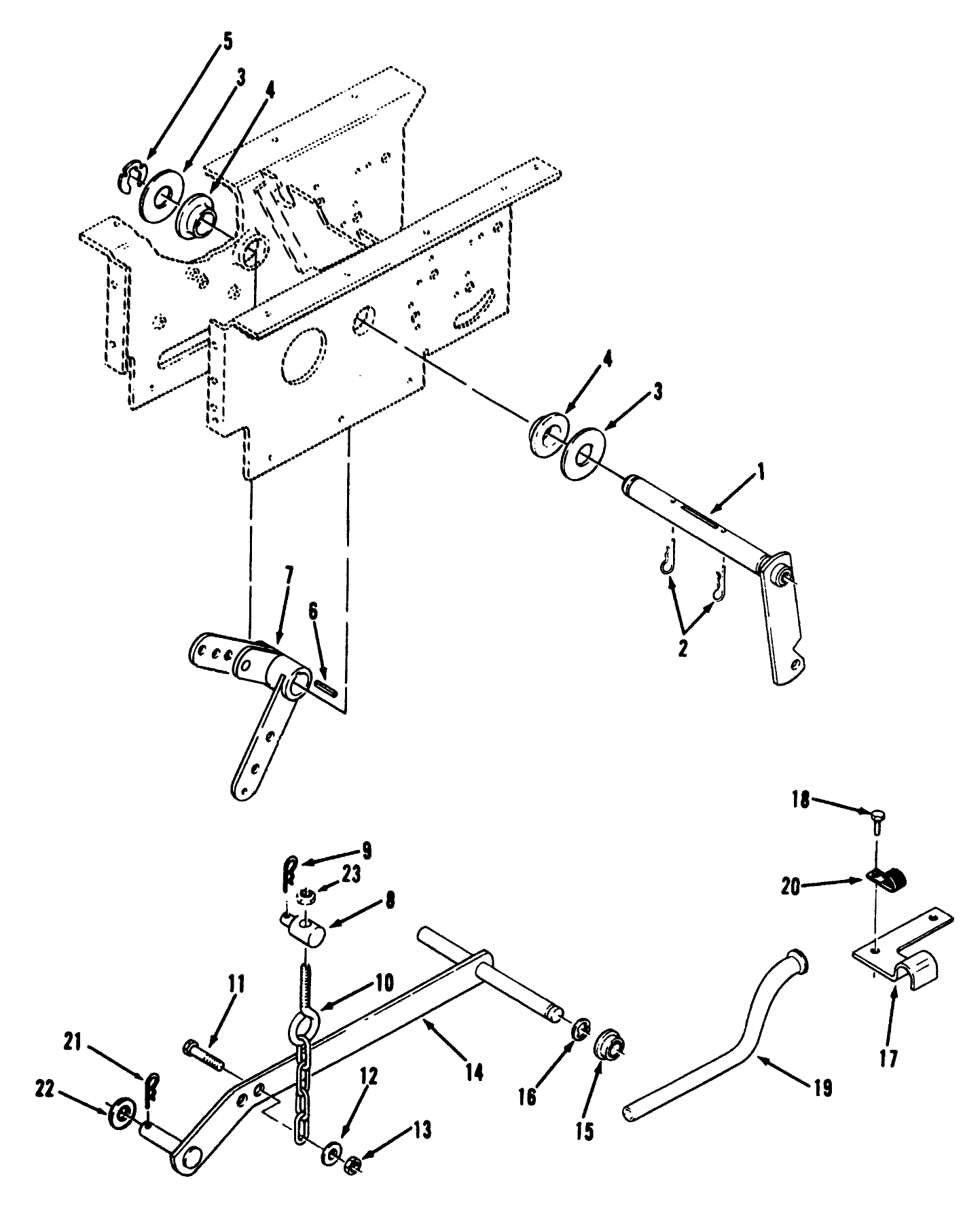 Hydrostatic Lift Linkage