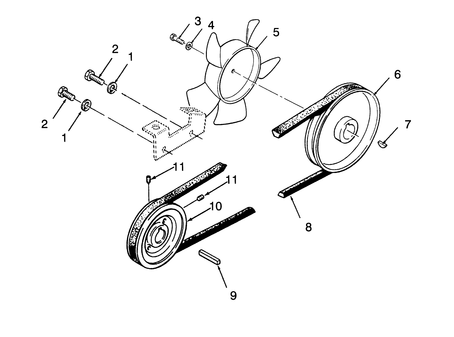 Drive Belt And Pulleys