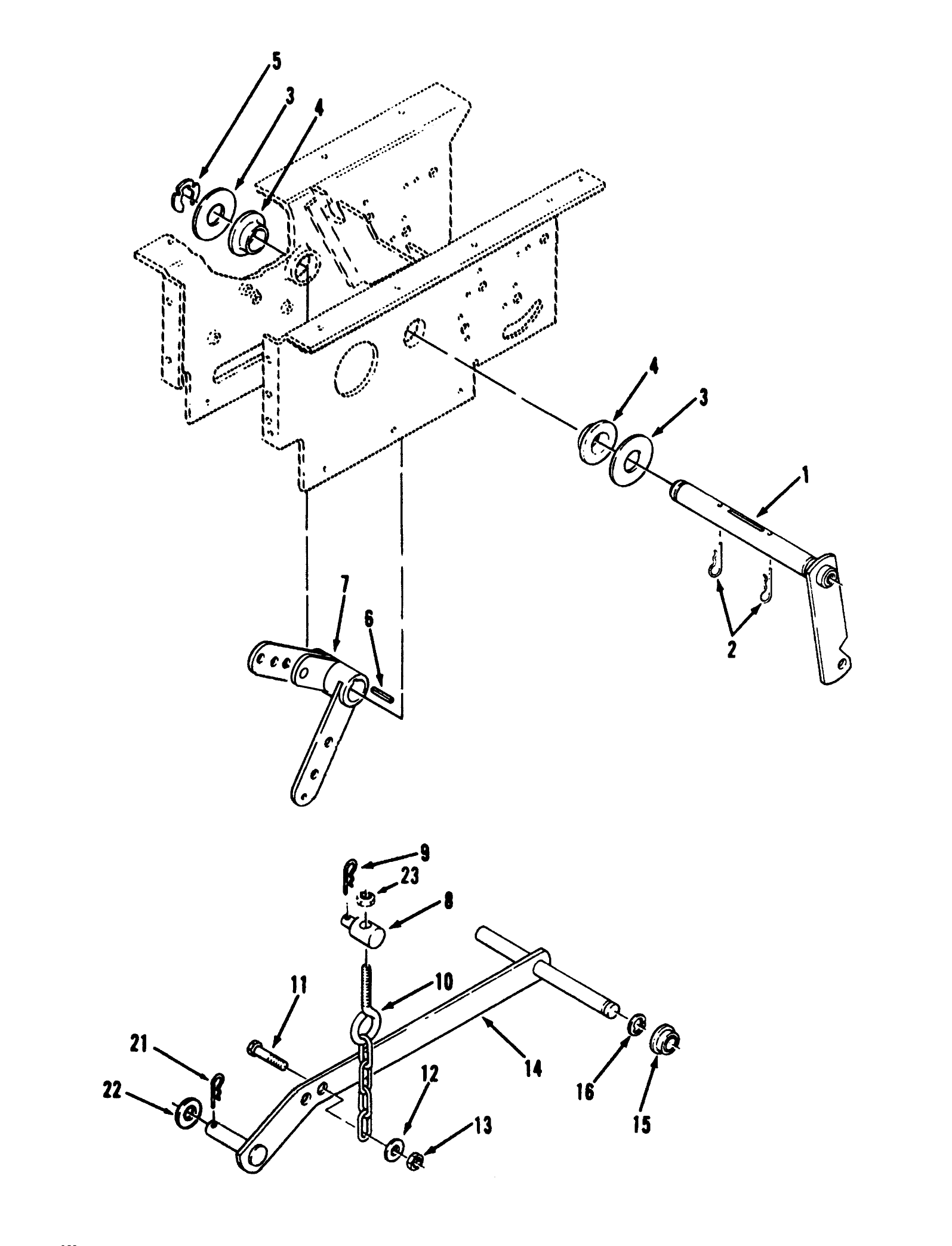 Hydrostatic Lift Linkage