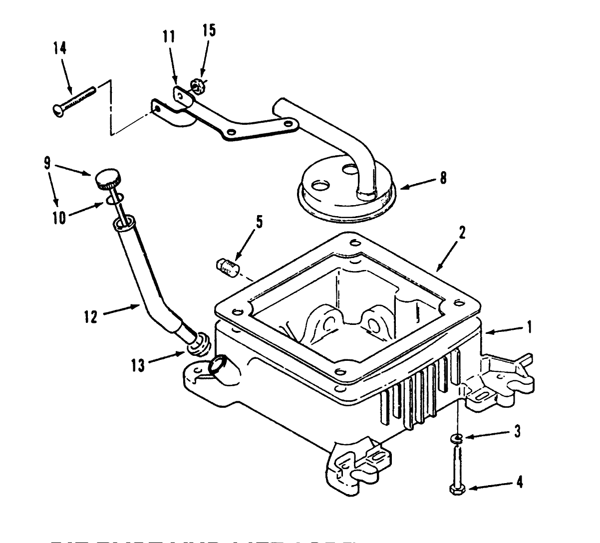 Oil Base And Fill Tube And Bracket