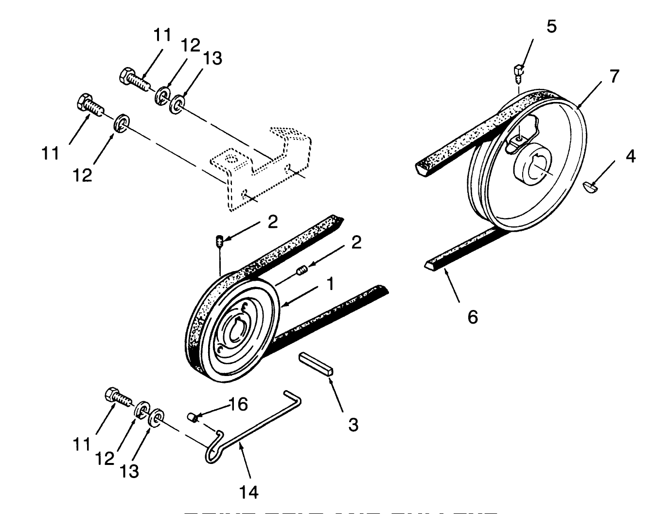 Drive Belt And Pulleys