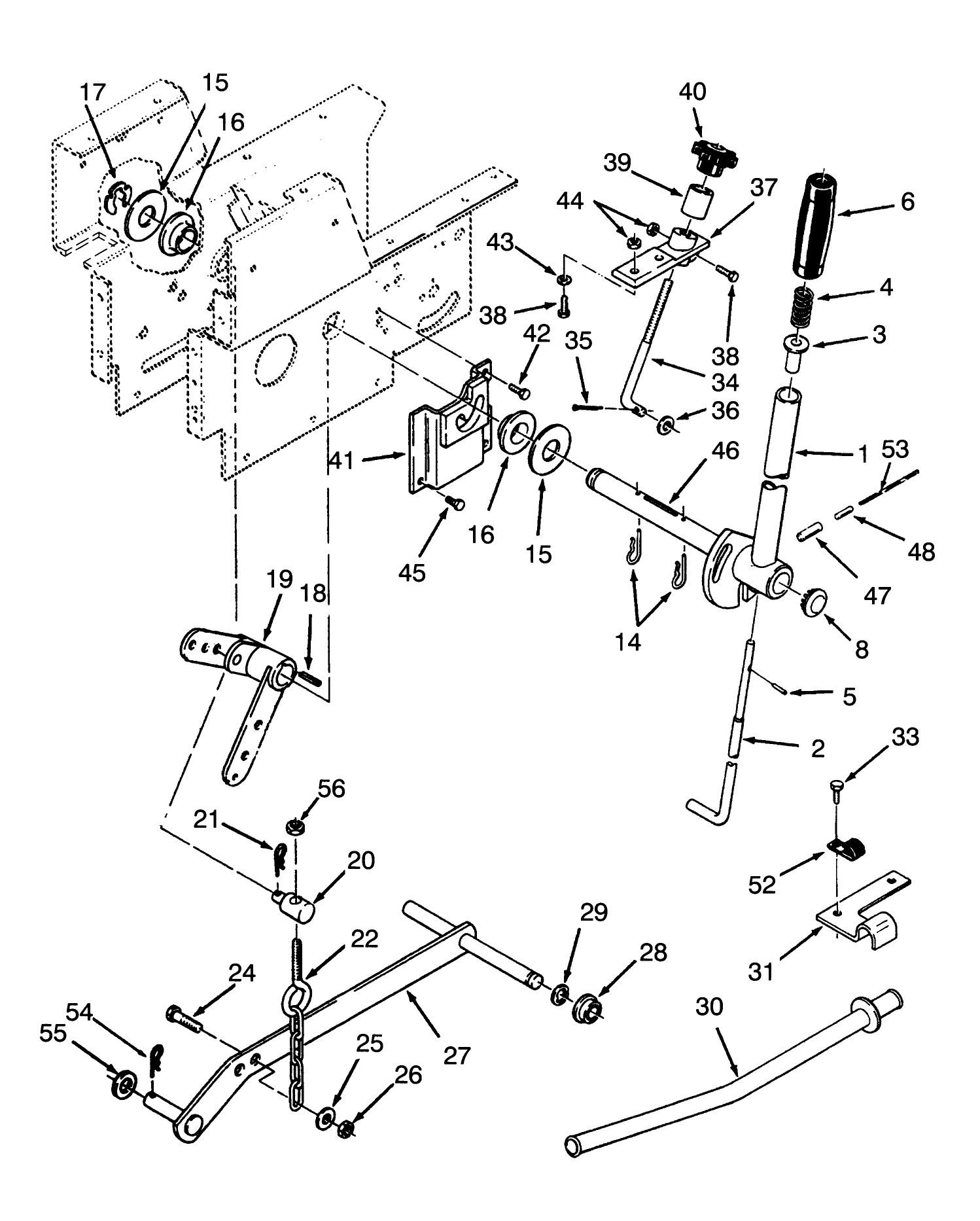 Manual Lift Linkage