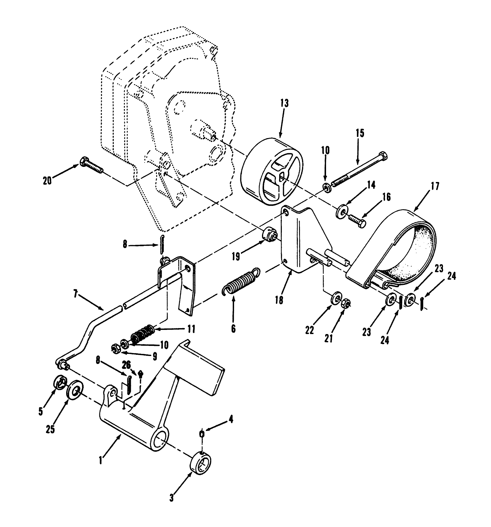 Clutch, Brake And Speed Control Linkage