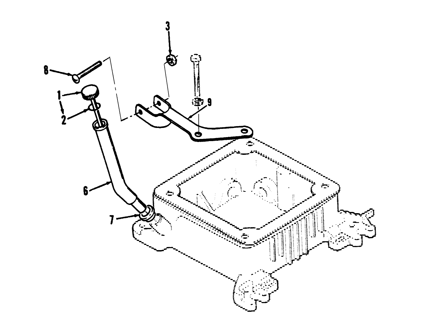 Oil Fill Tube And Bracket