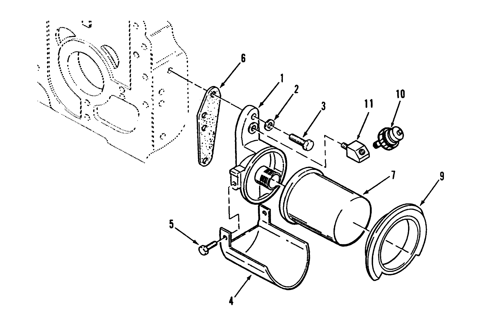 Oil Filter And Low Oil Pressure Cut-Off Switch