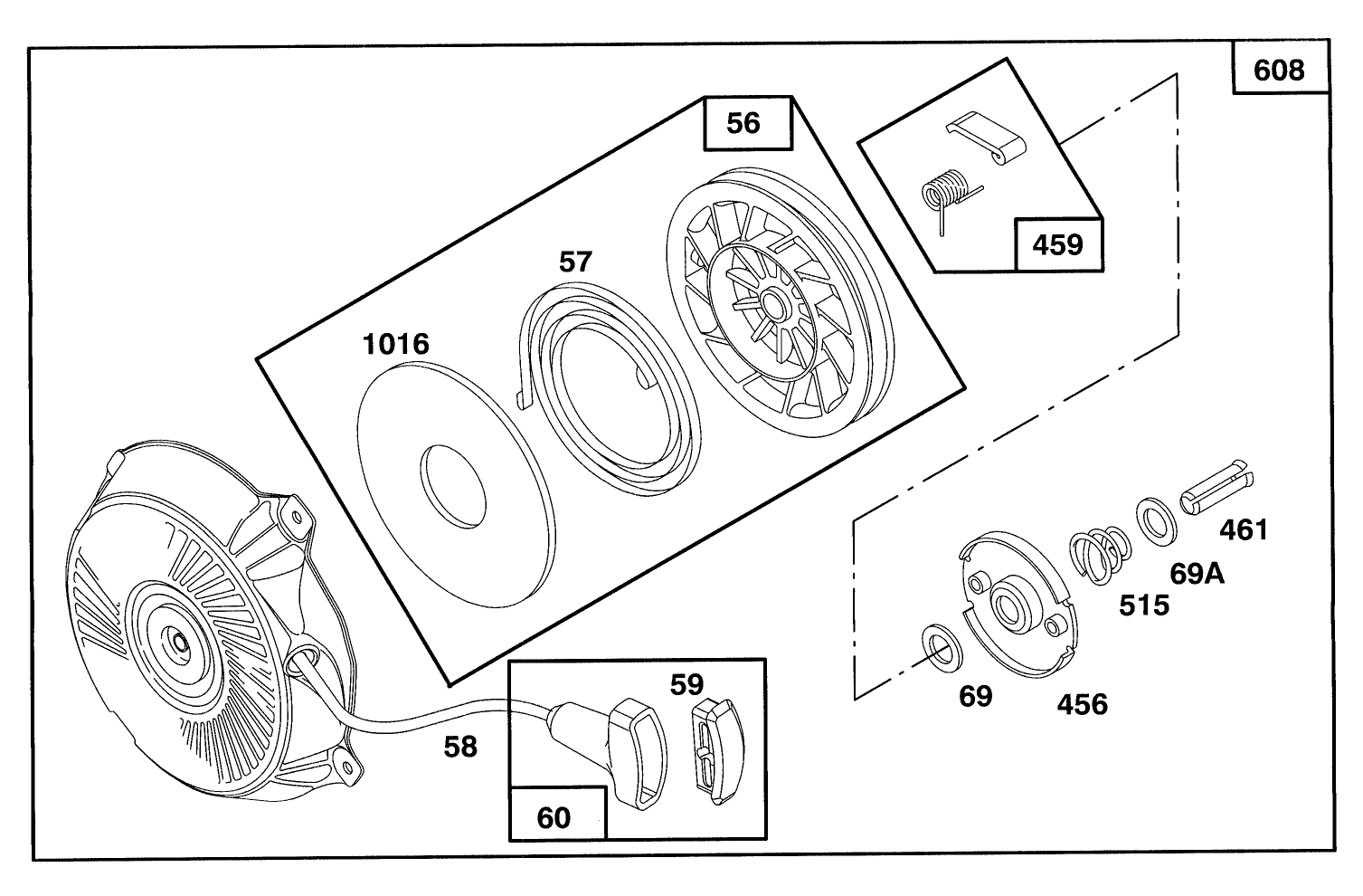Engine Briggs & Stratton Model 135202-0185-01