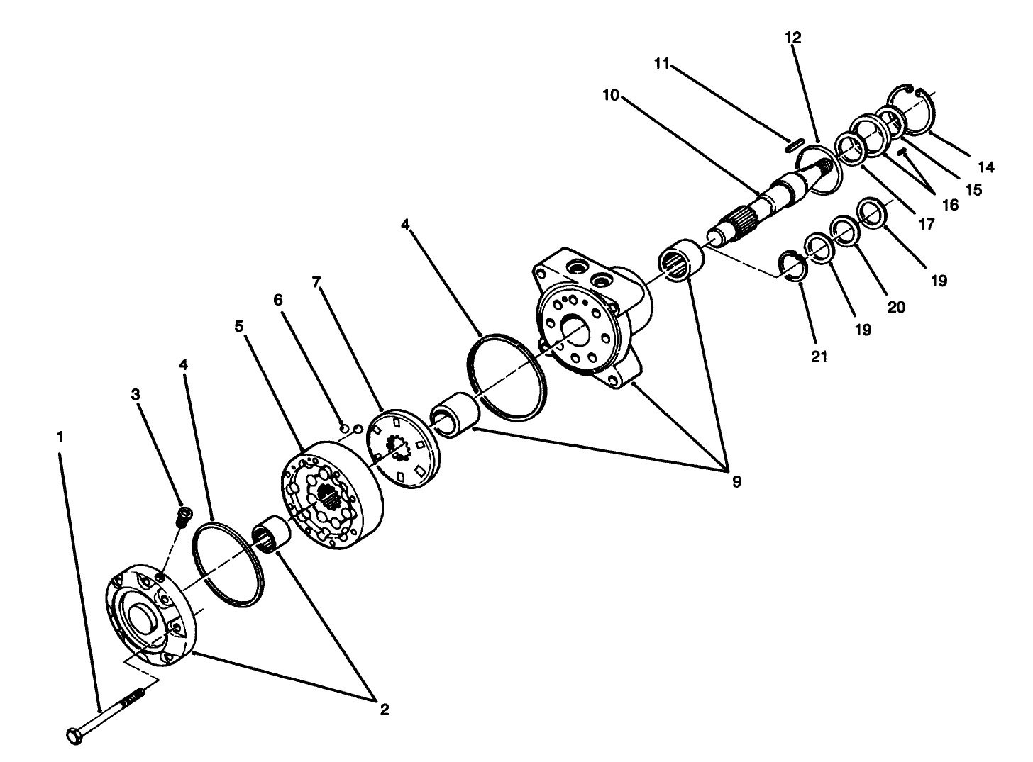 Hydraulic Drive Motor Assembly No. 66-5293