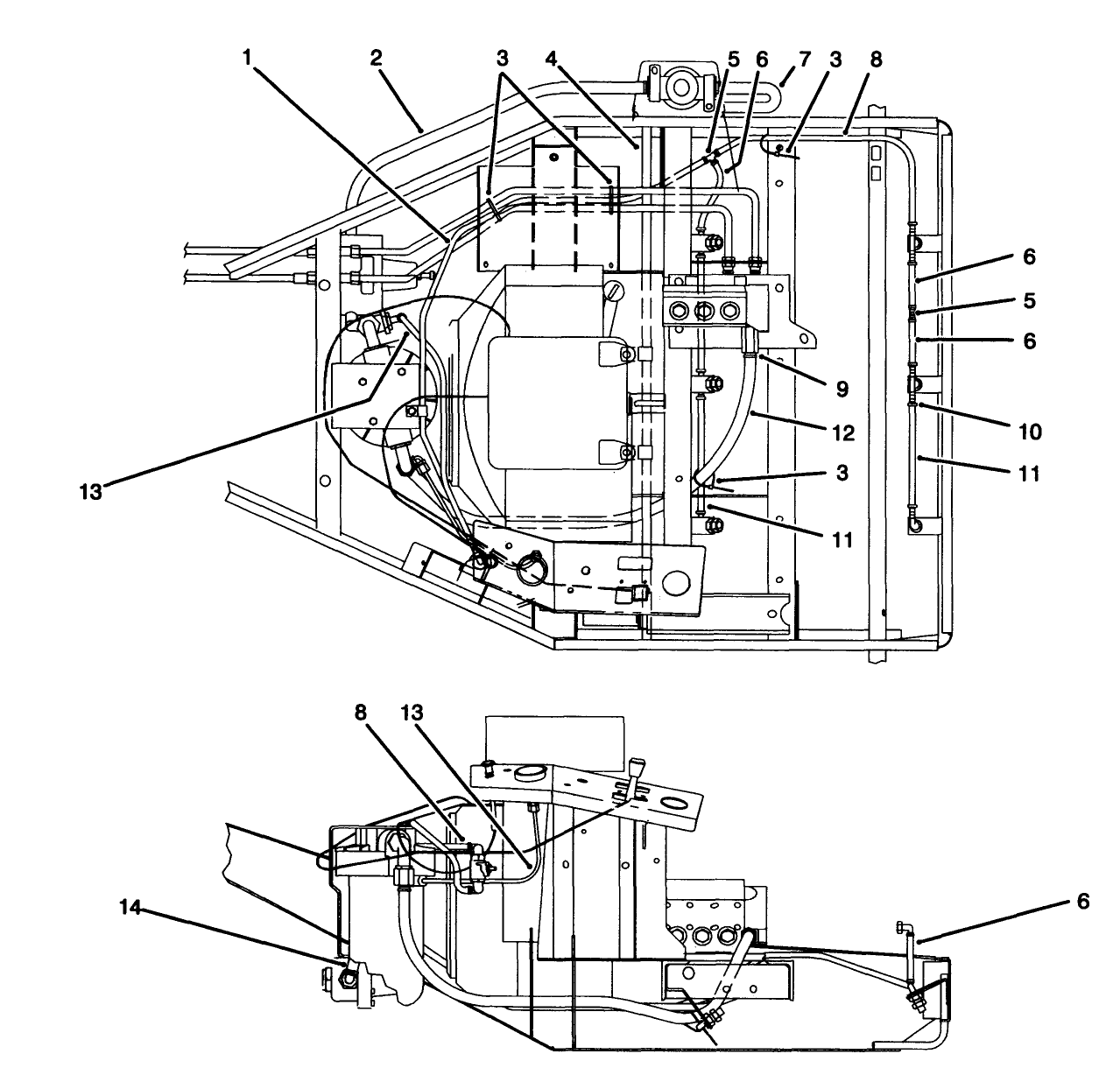 Water System Hose Routing Diagram