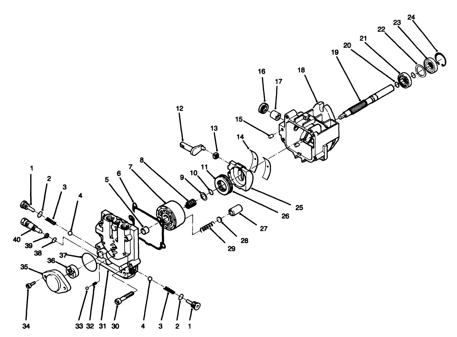 Hydraulic Pump Assembly No. 80-5450