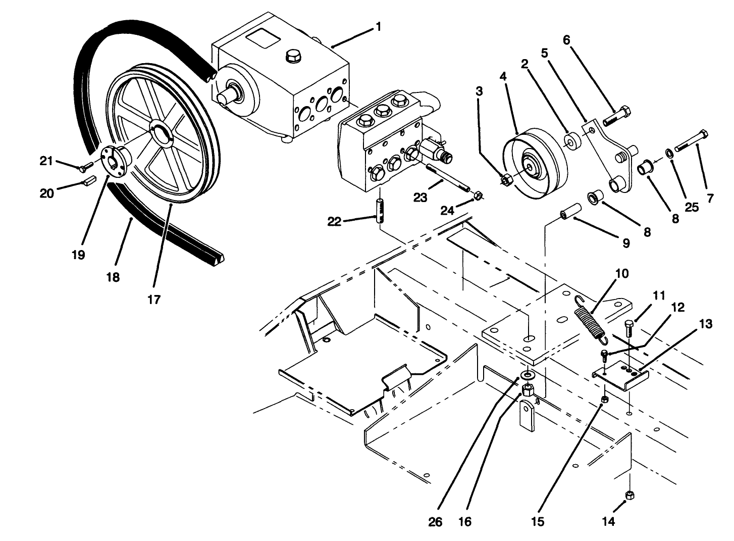Water Pump Installation Assembly