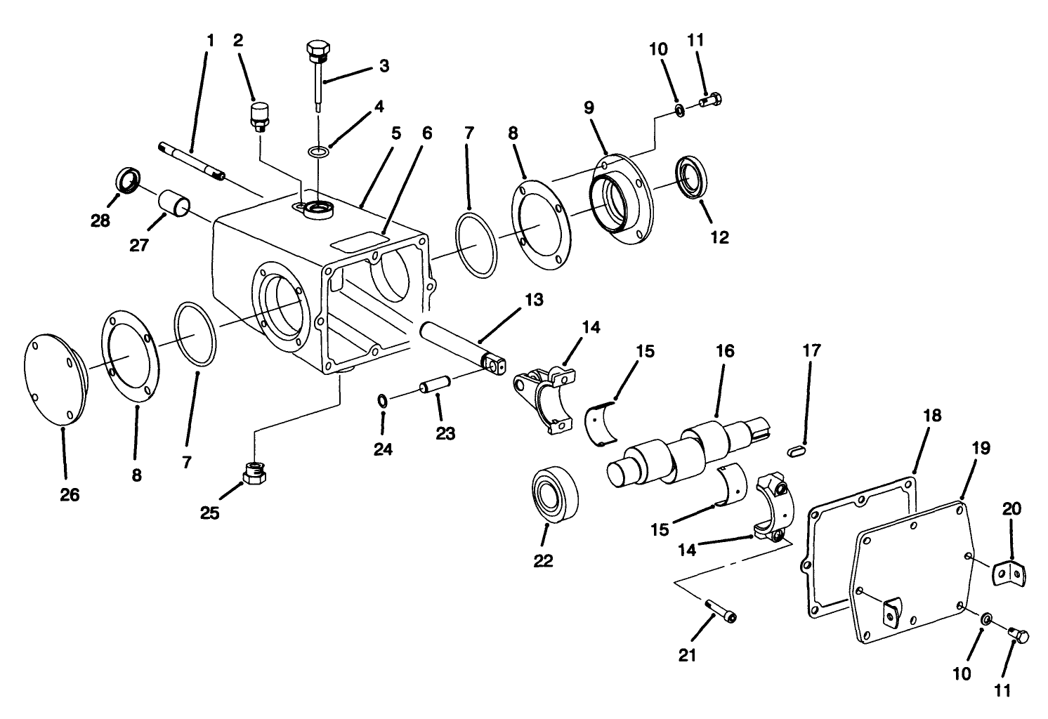 Water Pump Crankcase Assembly No. 86-8900