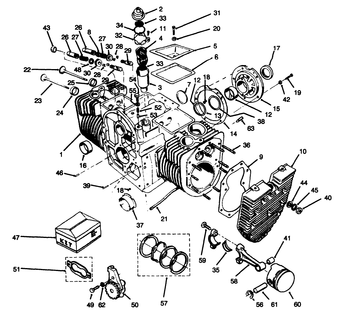 Engine Cylinder Block Assembly