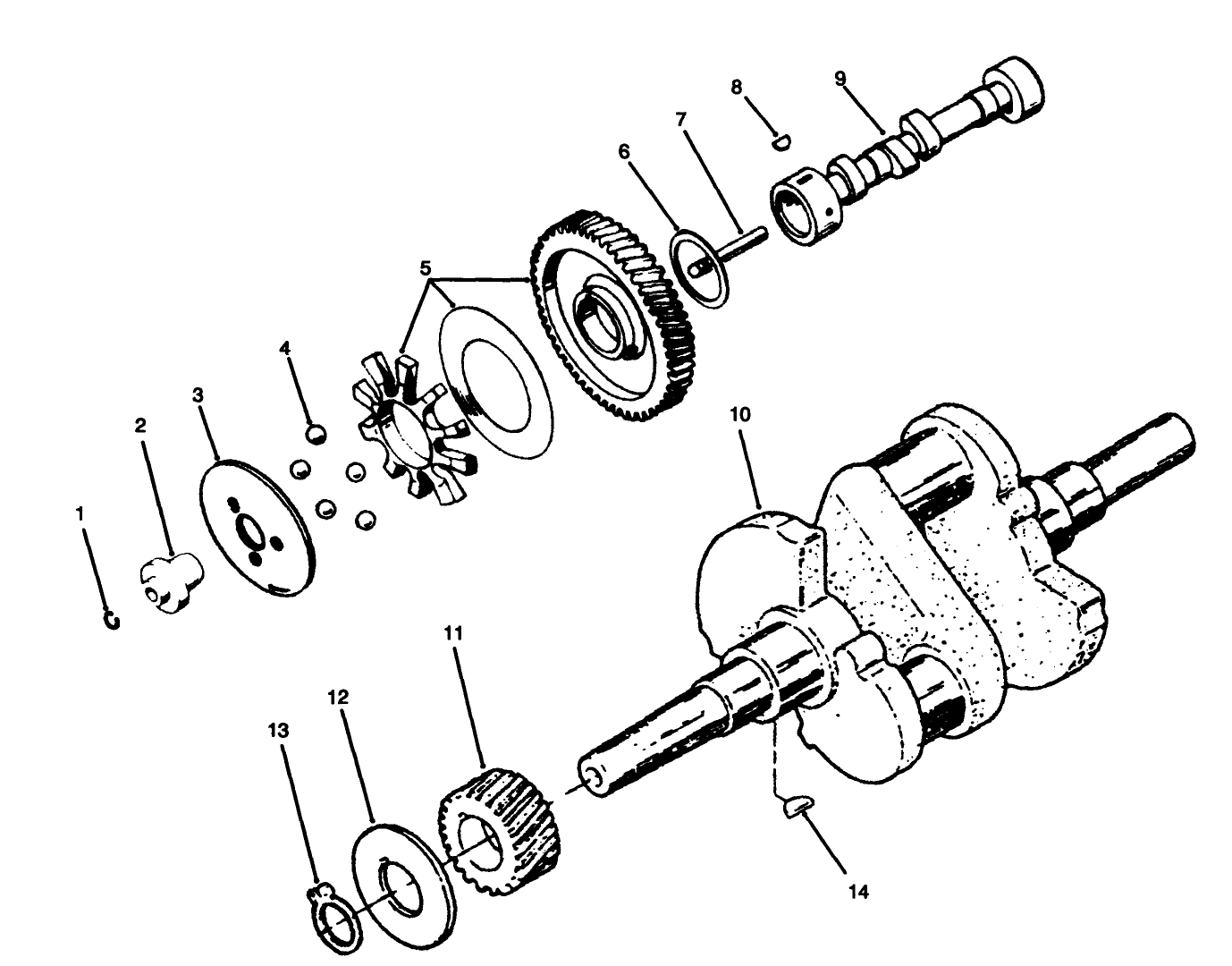 Engine Camshaft & Crankshaft Assembly