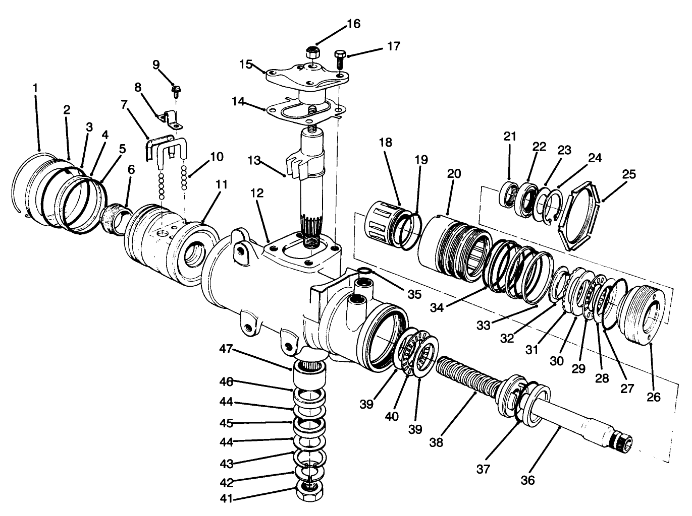 Steering Gear Assembly N0. 87-1500